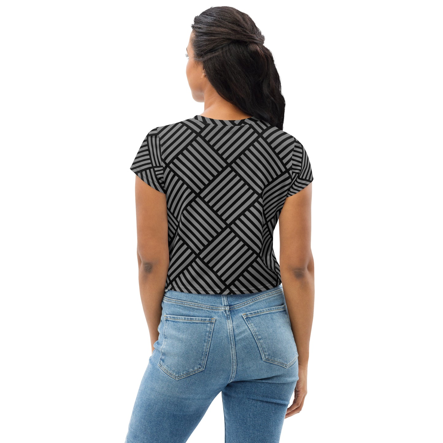 Women's All-Over Print Crop Tee