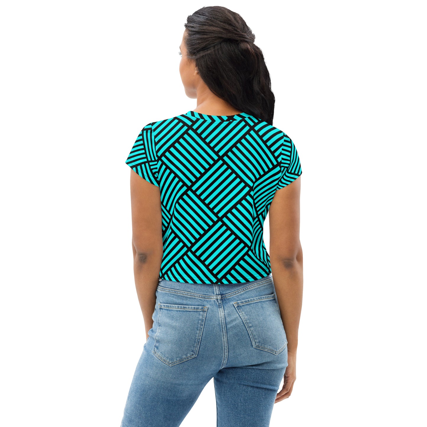 Women's All-Over Print Crop Tee