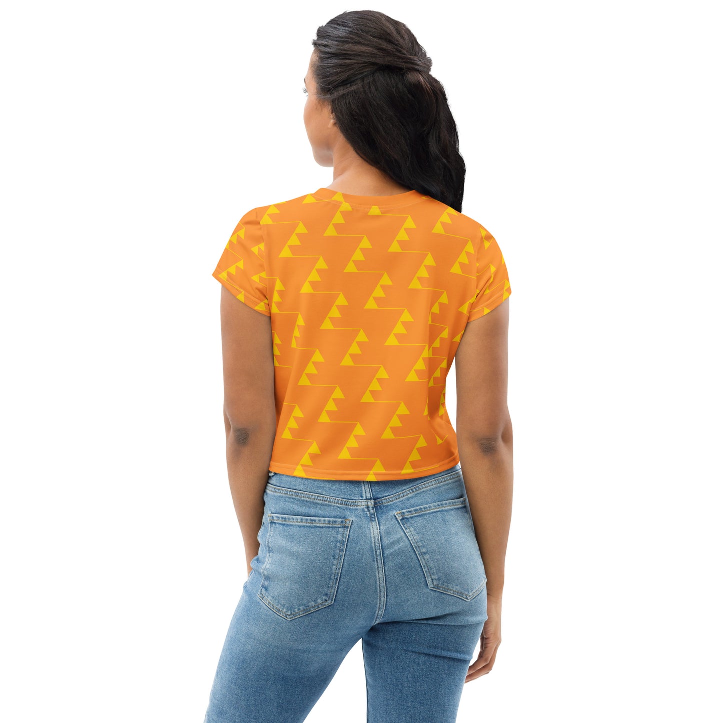 Women's All-Over Print Crop Tee