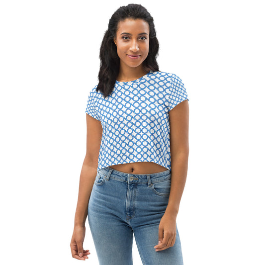 Women's All-Over Print Crop Tee