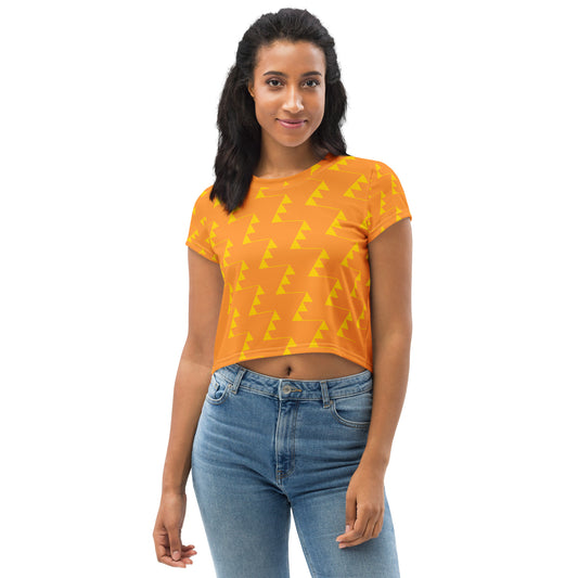 Women's All-Over Print Crop Tee