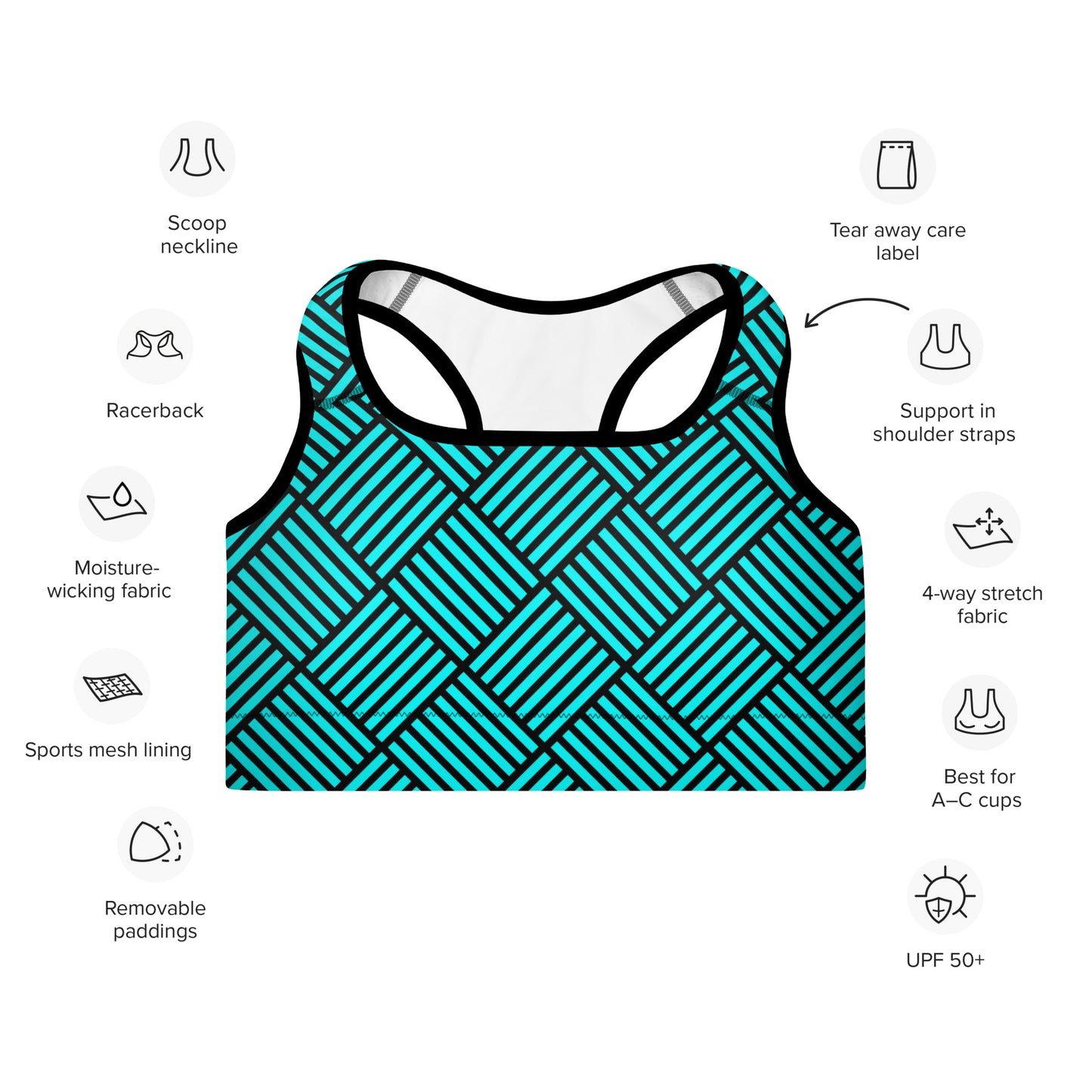 Women's Padded Sports Bra