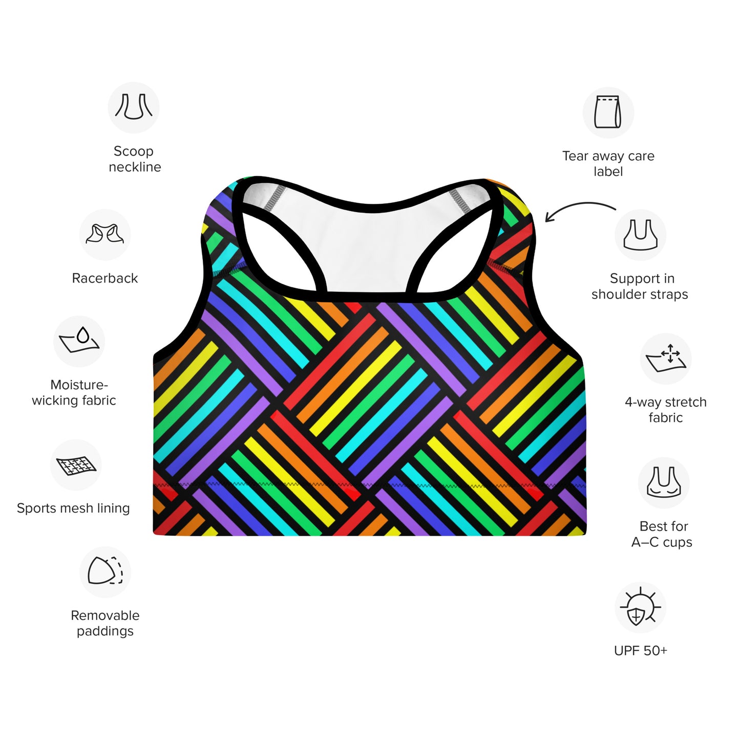 Women's Padded Sports Bra