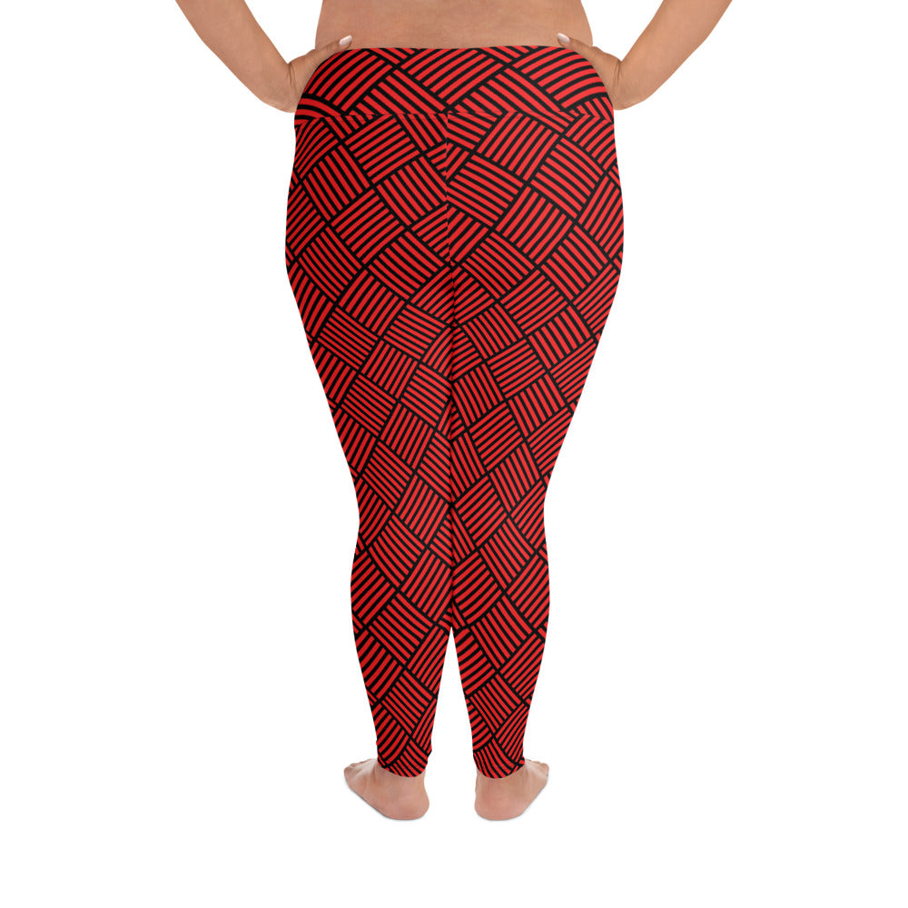 Women's All-Over Print Plus Size Leggings