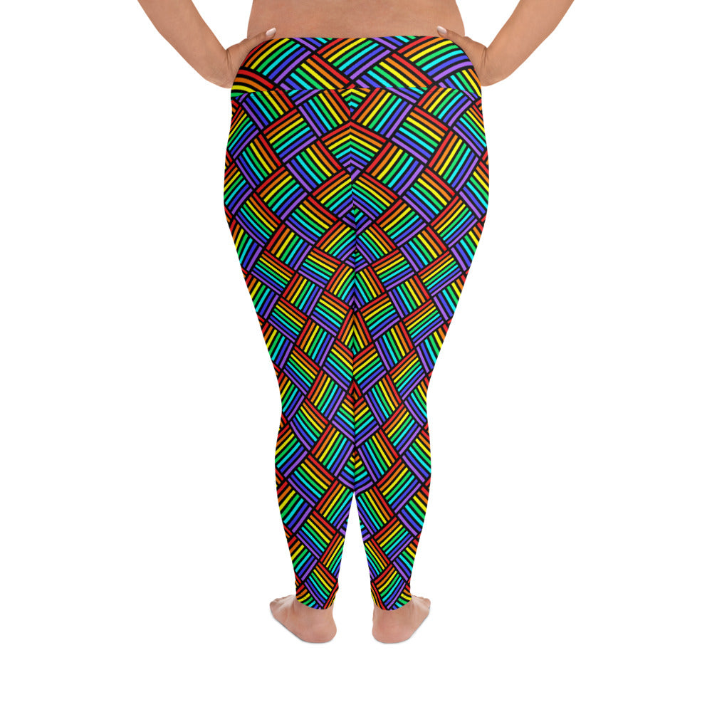 Women's All-Over Print Plus Size Leggings