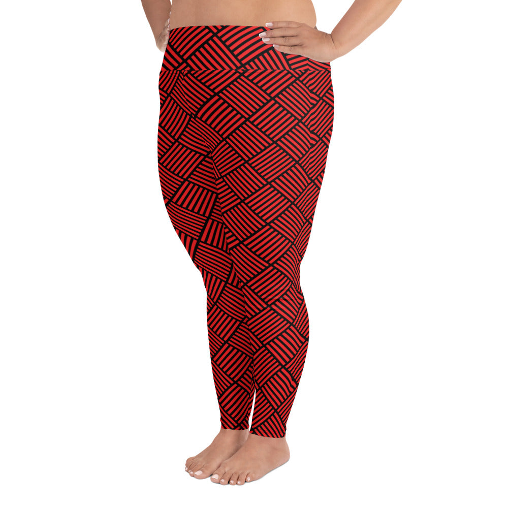 Women's All-Over Print Plus Size Leggings