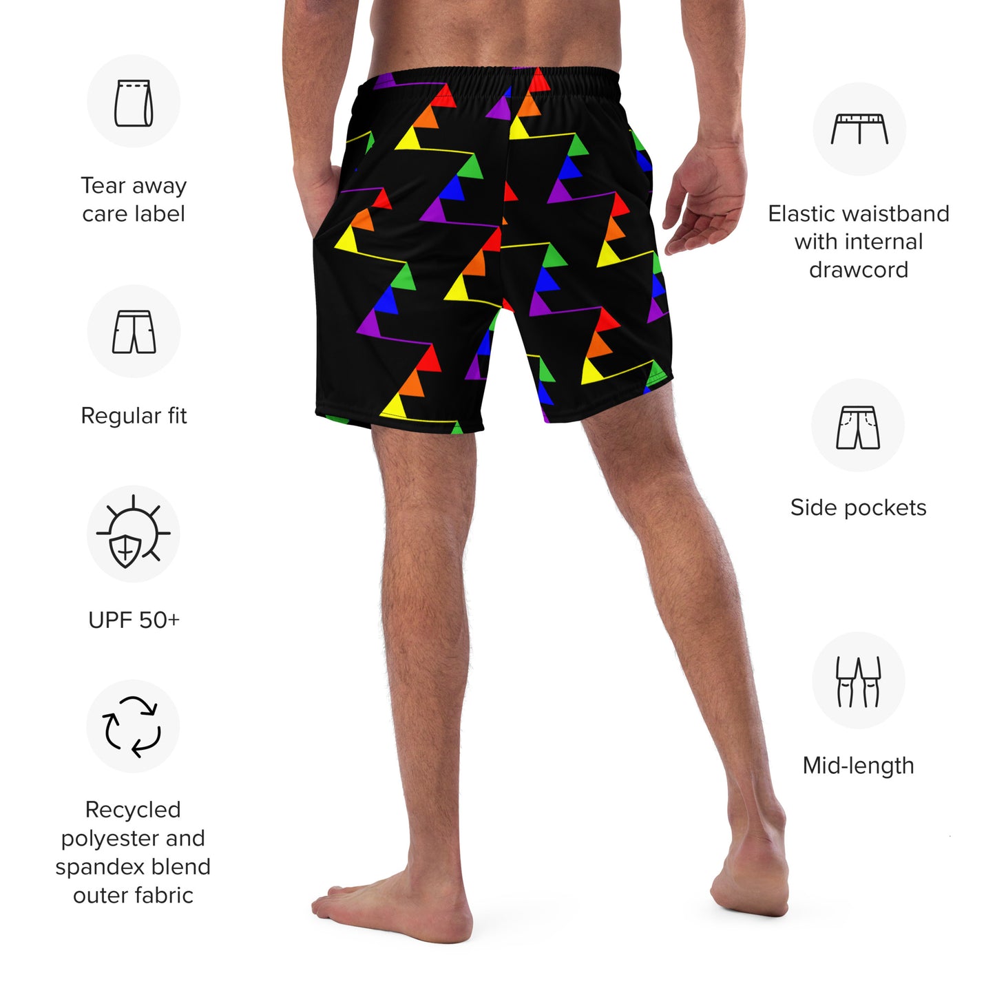 Men's swim trunks