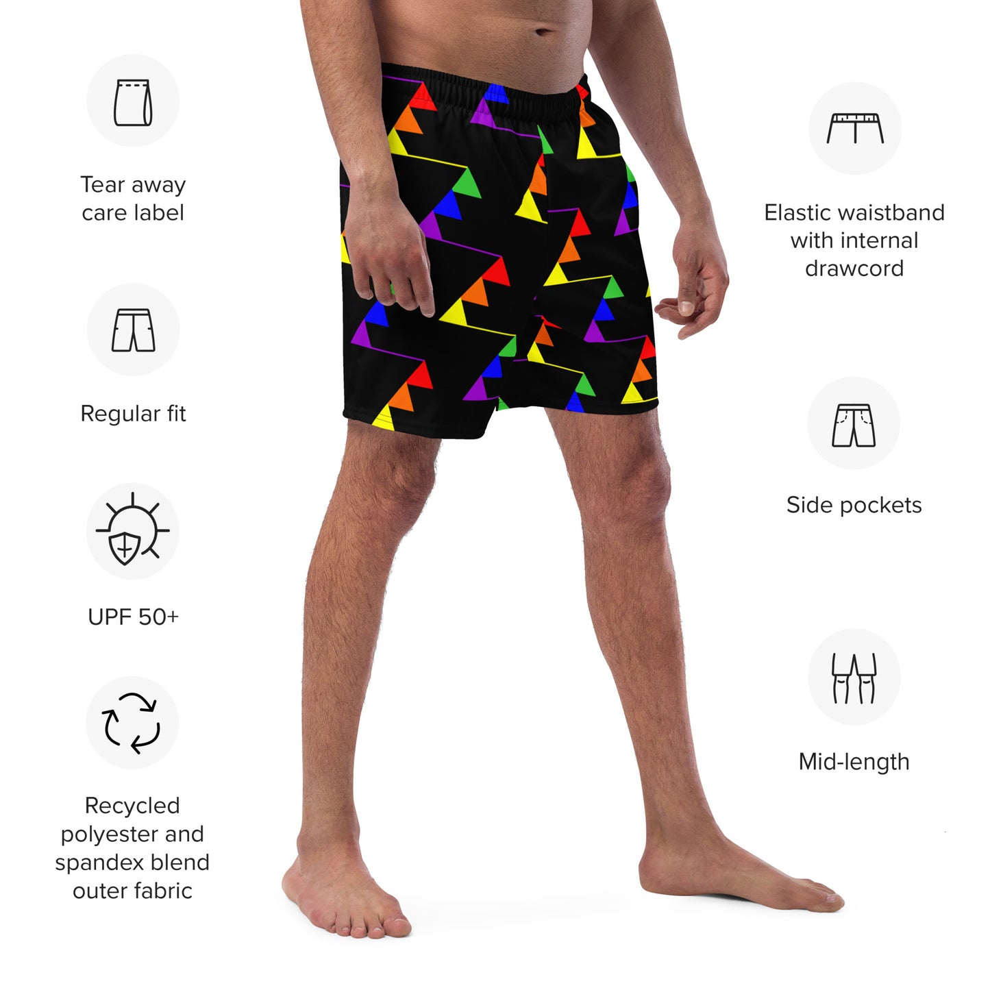 Men's swim trunks