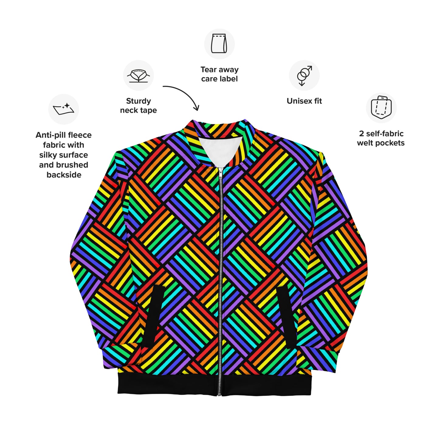 Unisex Bomber Jacket