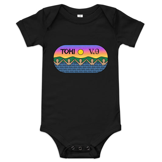 Baby - Tohi/Balance/Peace short sleeve one piece