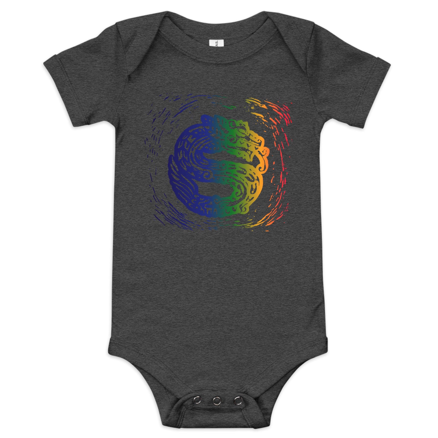 Auron's Artwork - Quetzalcoatl Baby short sleeve one piece