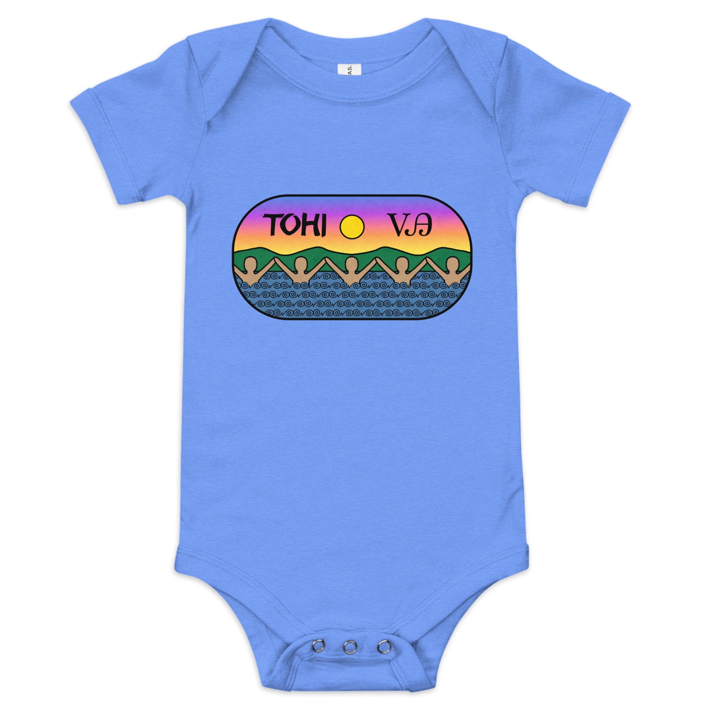 Baby - Tohi/Balance/Peace short sleeve one piece