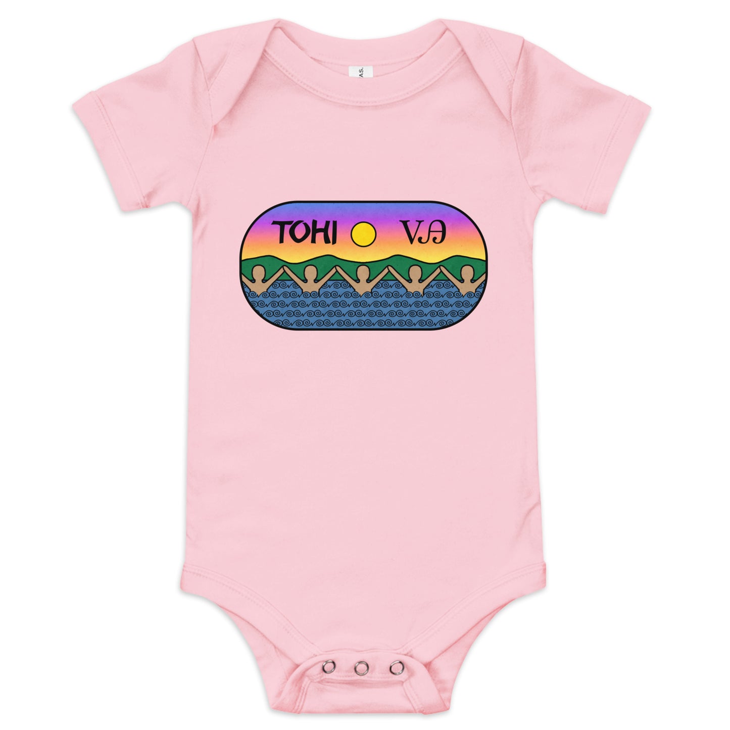 Baby - Tohi/Balance/Peace short sleeve one piece