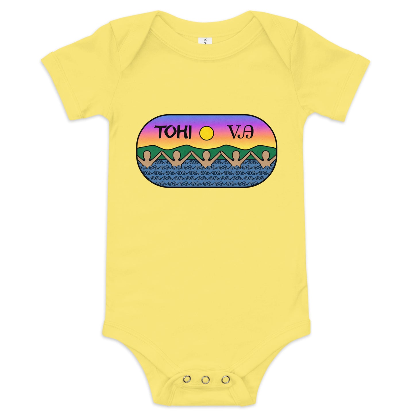 Baby - Tohi/Balance/Peace short sleeve one piece