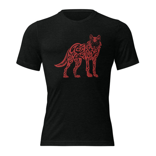 Short sleeve t-shirt - Wolf Clan/Red